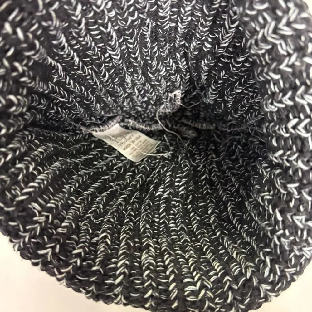 Love Your Melon x Minnesota United FC Soccer Black & White Winter Hat Reversible
